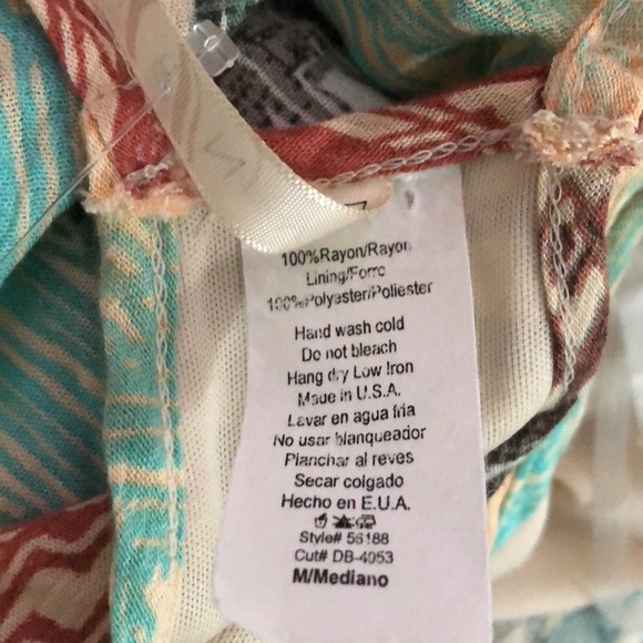 DANBEE multicolor size M spaghetti straps maxi - Picture 10 of 10